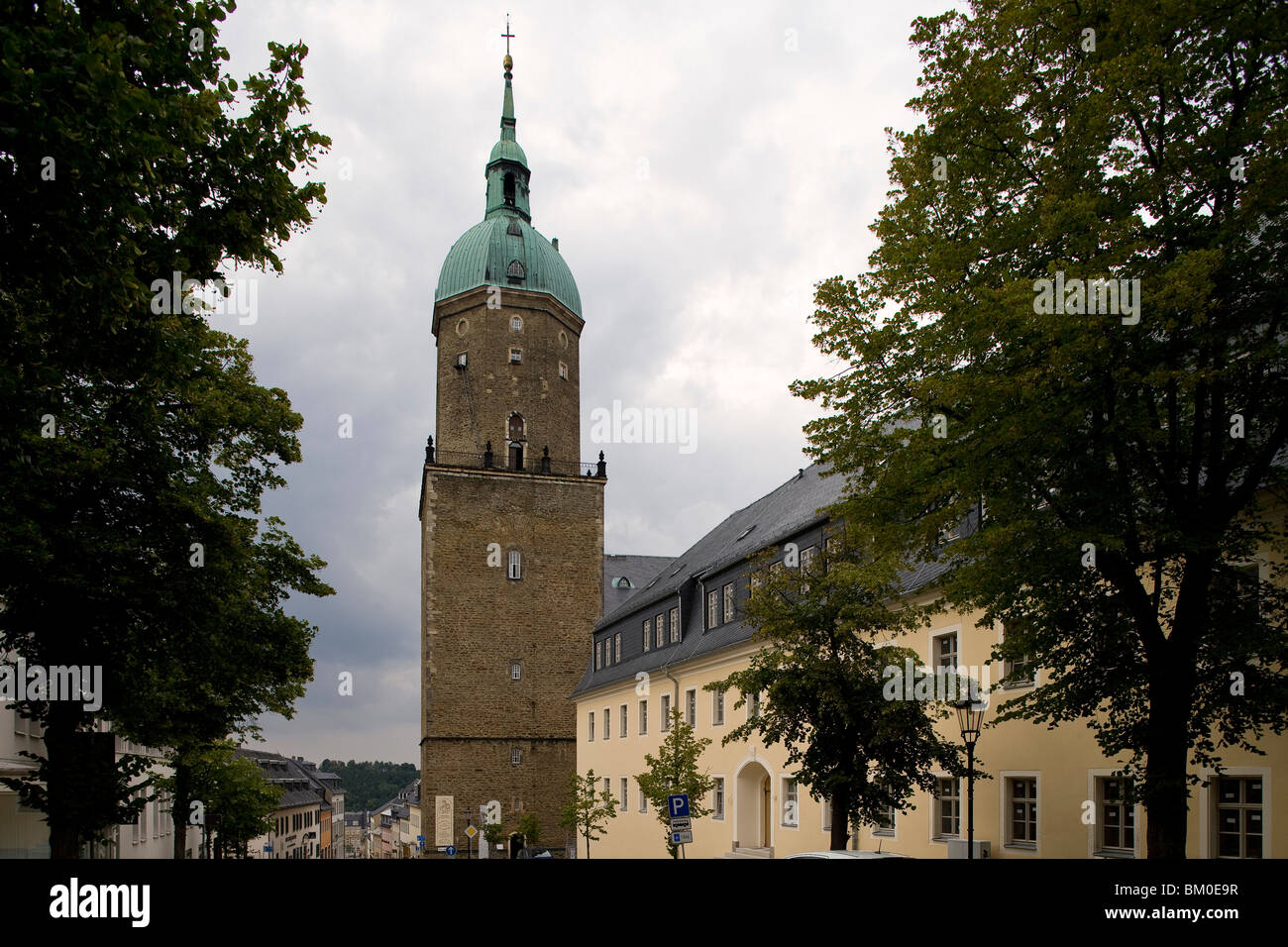 San Annenkirche, Annaberg-Buchholz, in Sassonia, Germania, Europa Foto Stock