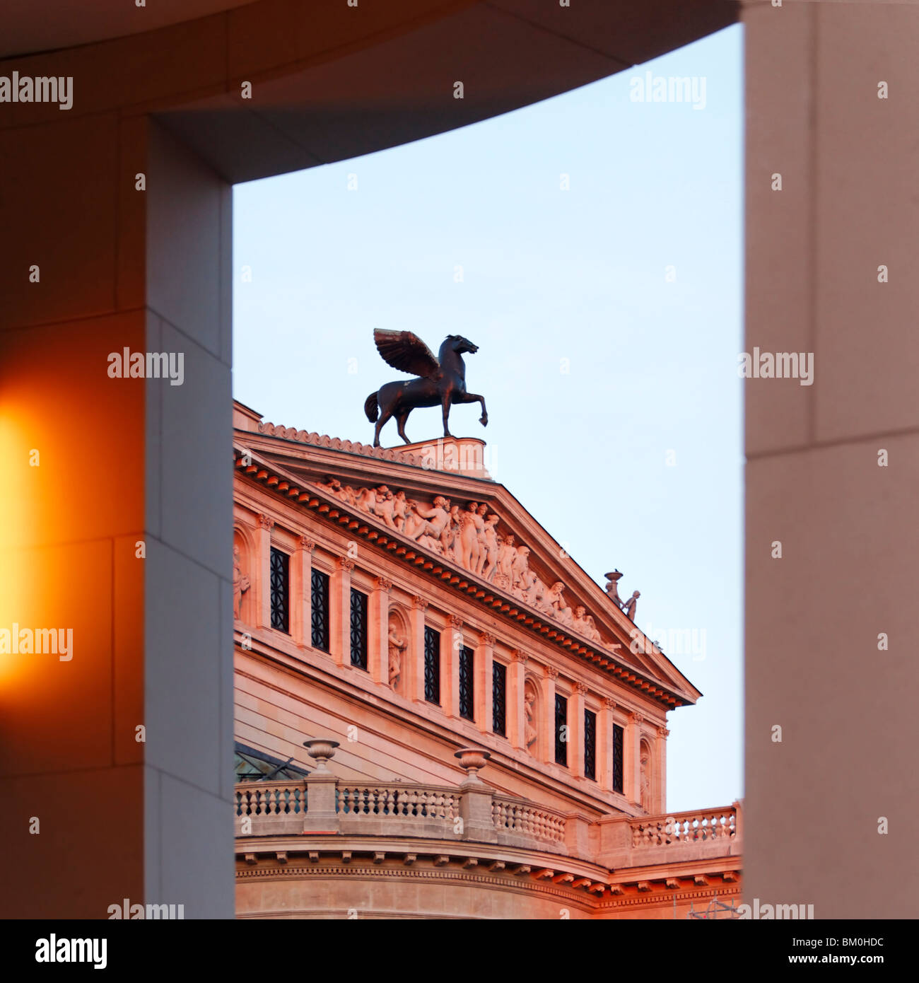 Alte Oper, Francoforte. Antico Teatro dell'opera. Foto Stock