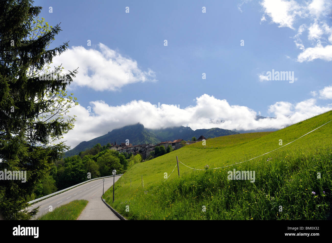 Gruyeres, Svizzera Foto Stock