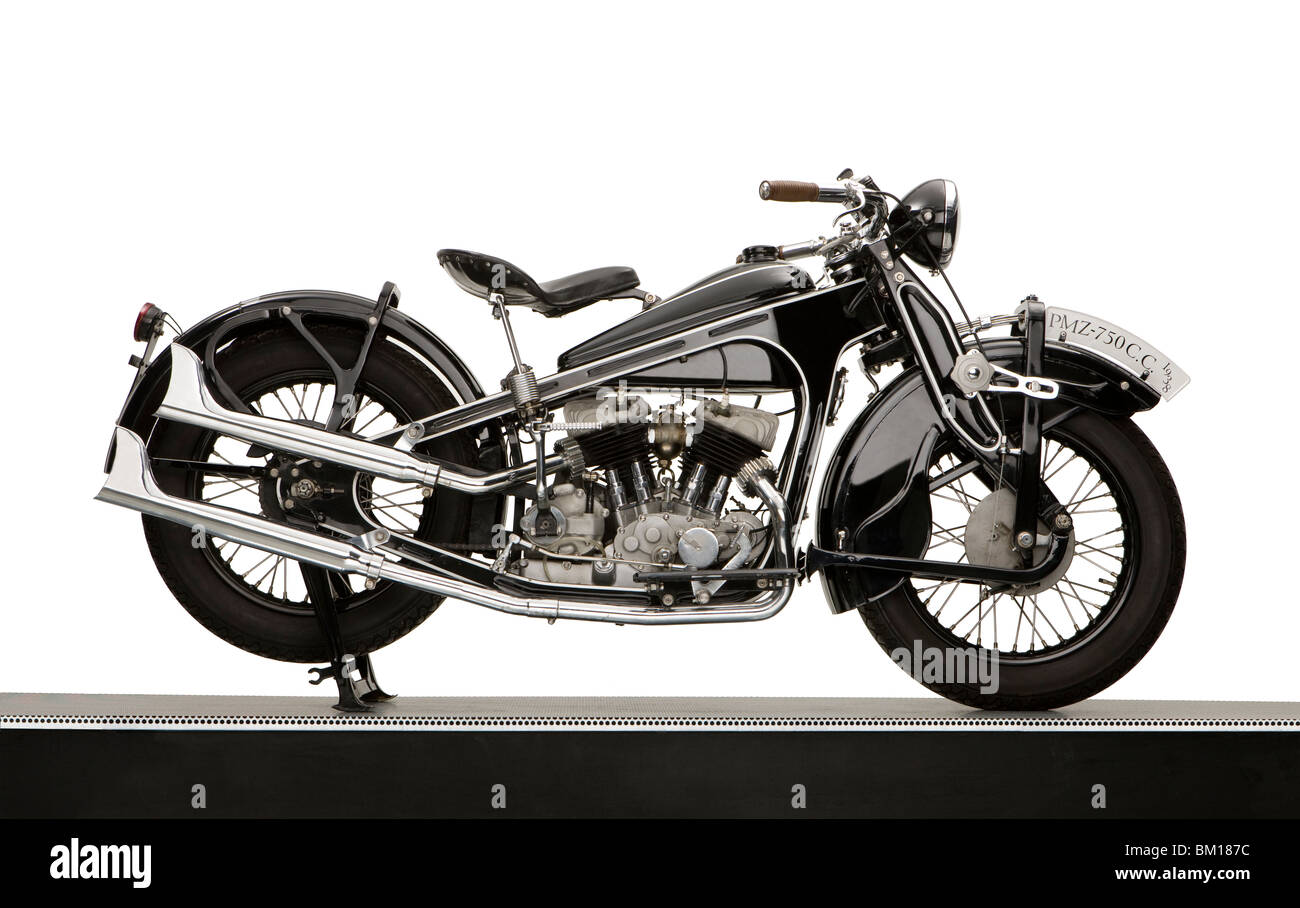 1938 PMZ UN-750 V-Twin motociclo Foto Stock