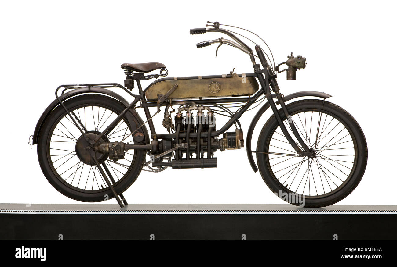 1911 FN 498cc quattro motociclo Foto Stock