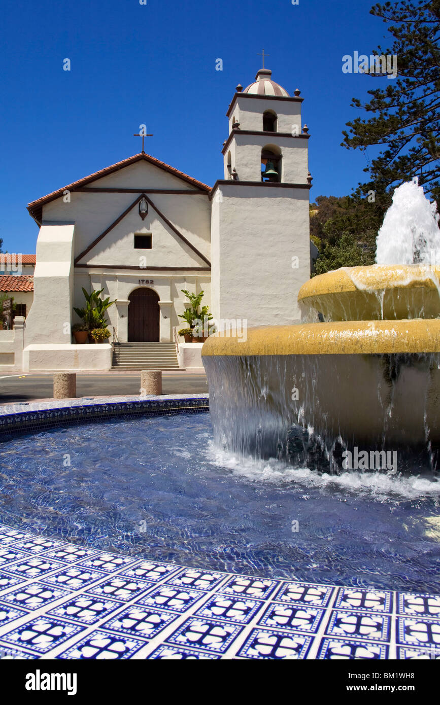 San Buenaventura Mission, Ventura County, California, Stati Uniti d'America, America del Nord Foto Stock