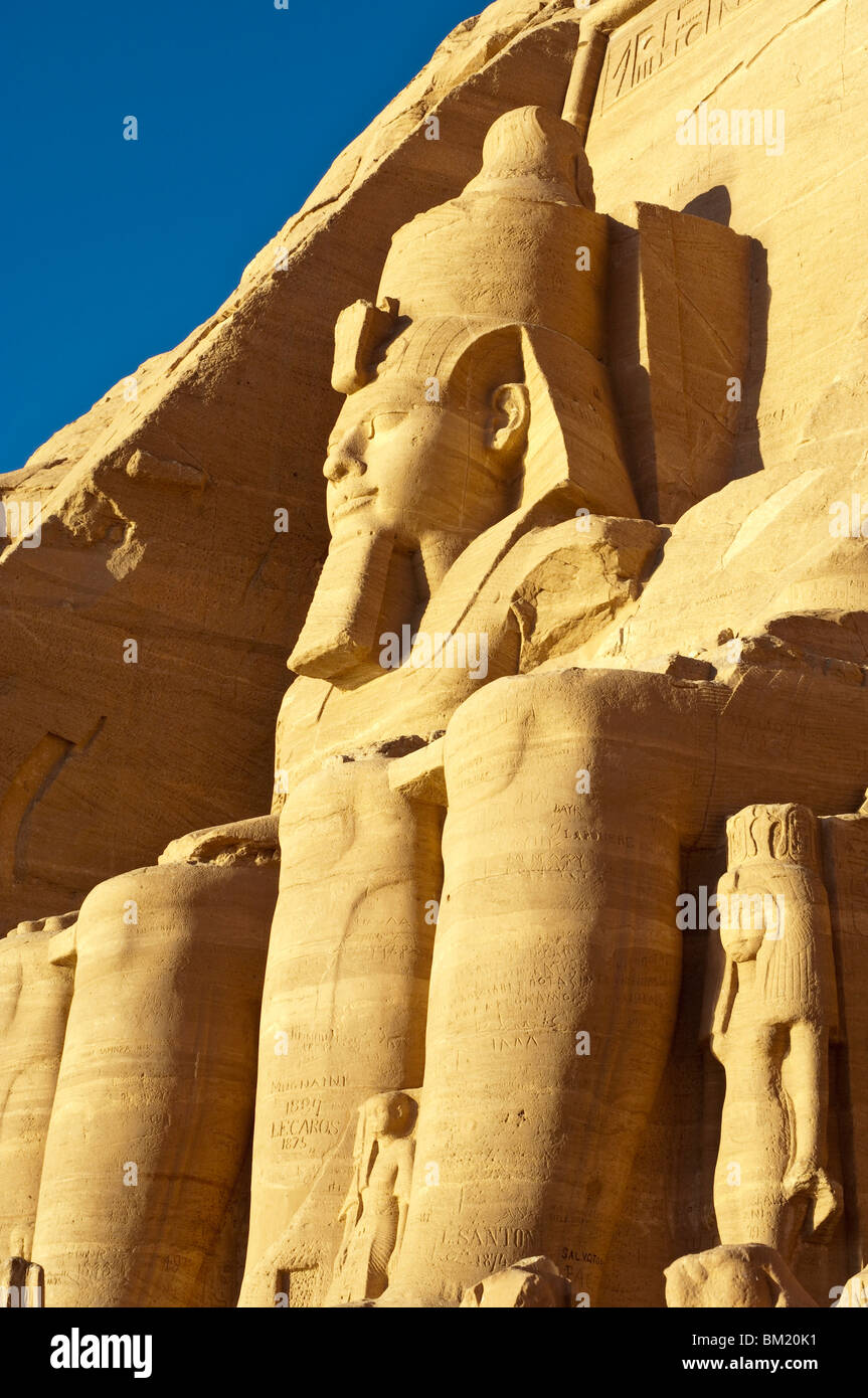 Abu Simbel, Sito Patrimonio Mondiale dell'UNESCO, la Nubia, Egitto, Africa Settentrionale, Africa Foto Stock