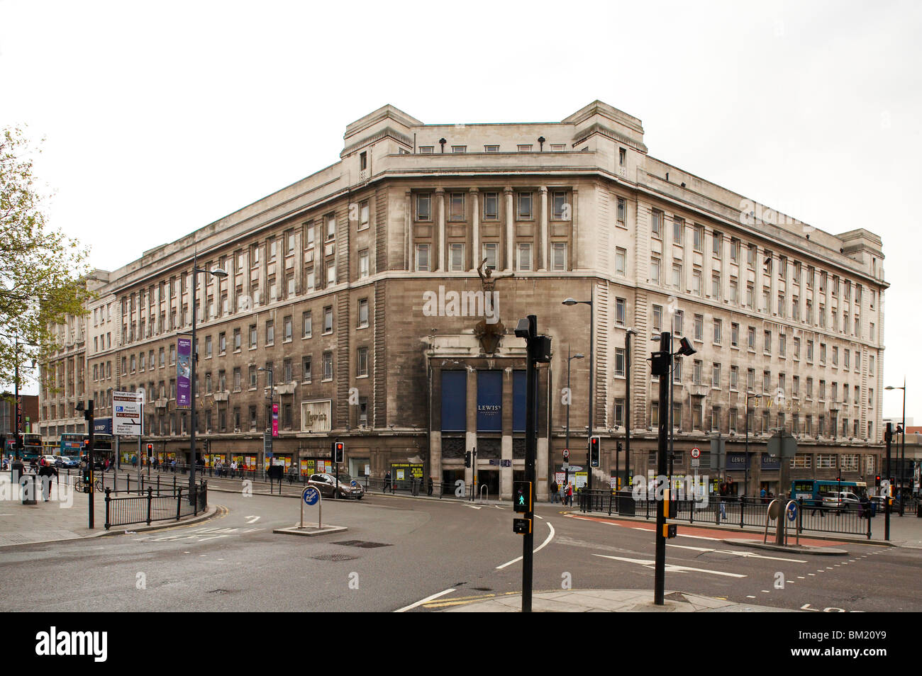 Chiuso Lewis's department store in Liverpool Regno Unito Foto Stock