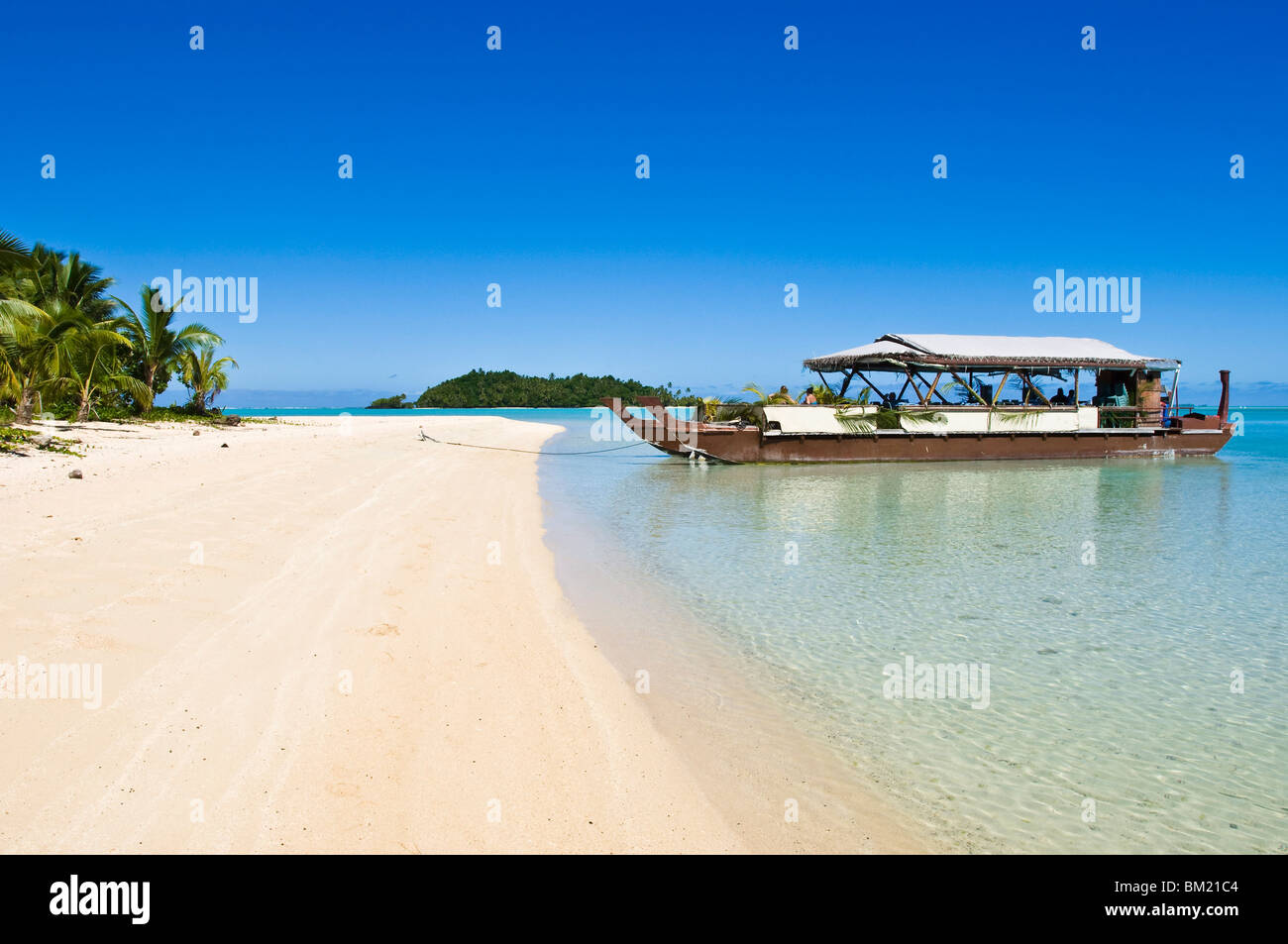 Aitutaki, Isole Cook, South Pacific Pacific Foto Stock