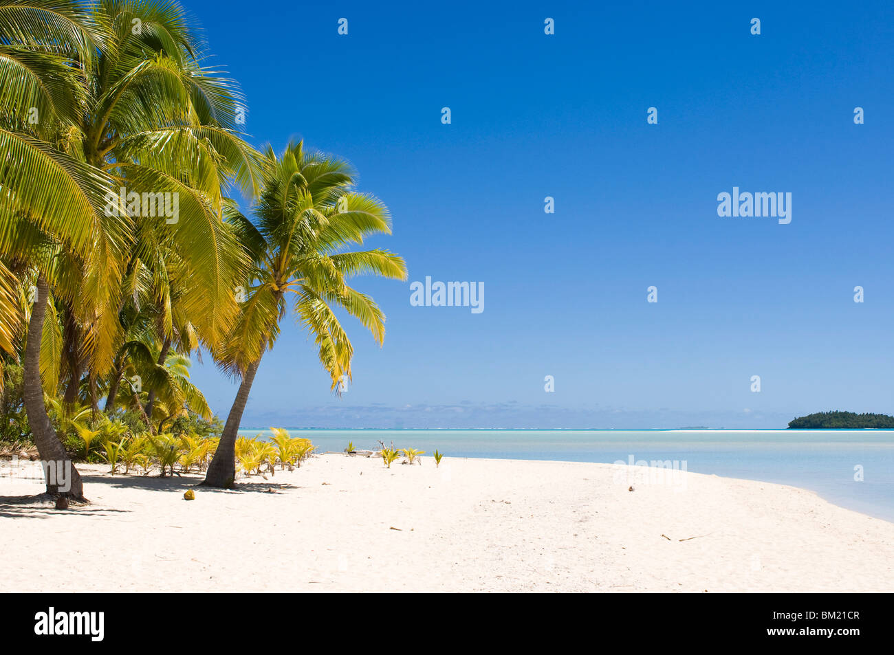 Aitutaki, Isole Cook, South Pacific Pacific Foto Stock