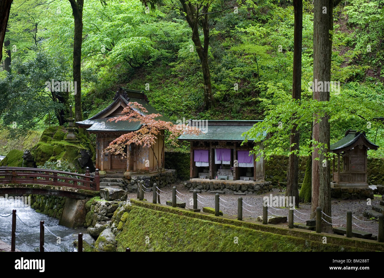 Santuario ausiliarie al tempio Eiheiji, sede della setta Soto del Buddhismo Zen, Fukui, Giappone Foto Stock