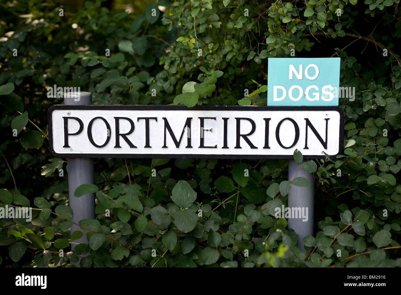 Portmeirion Village nel Gwynedd Galles del Nord Regno Unito Foto Stock