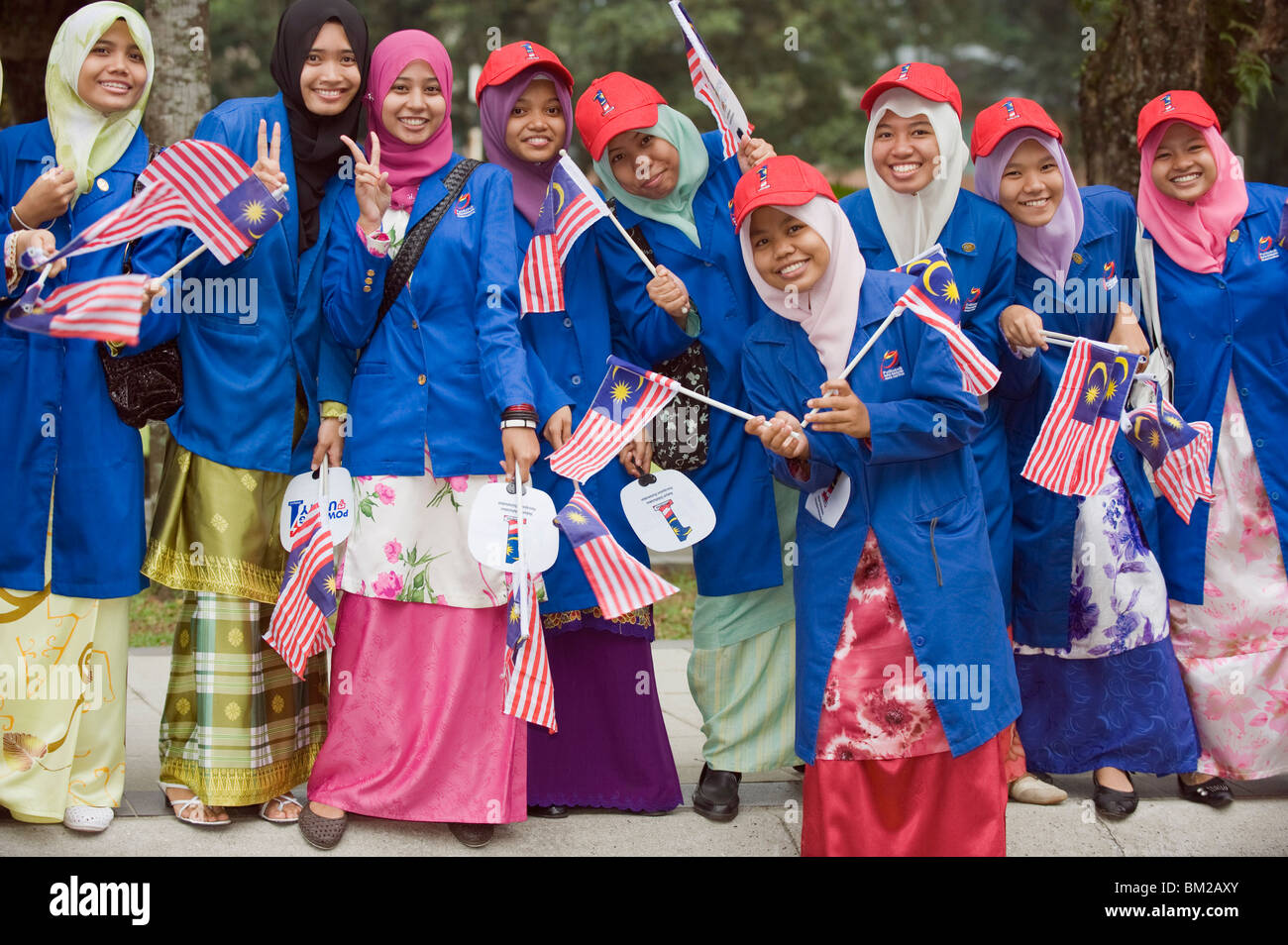 Celebrazioni del giorno dell'indipendenza, Kuala Lumpur, Malesia, sud-est asiatico Foto Stock