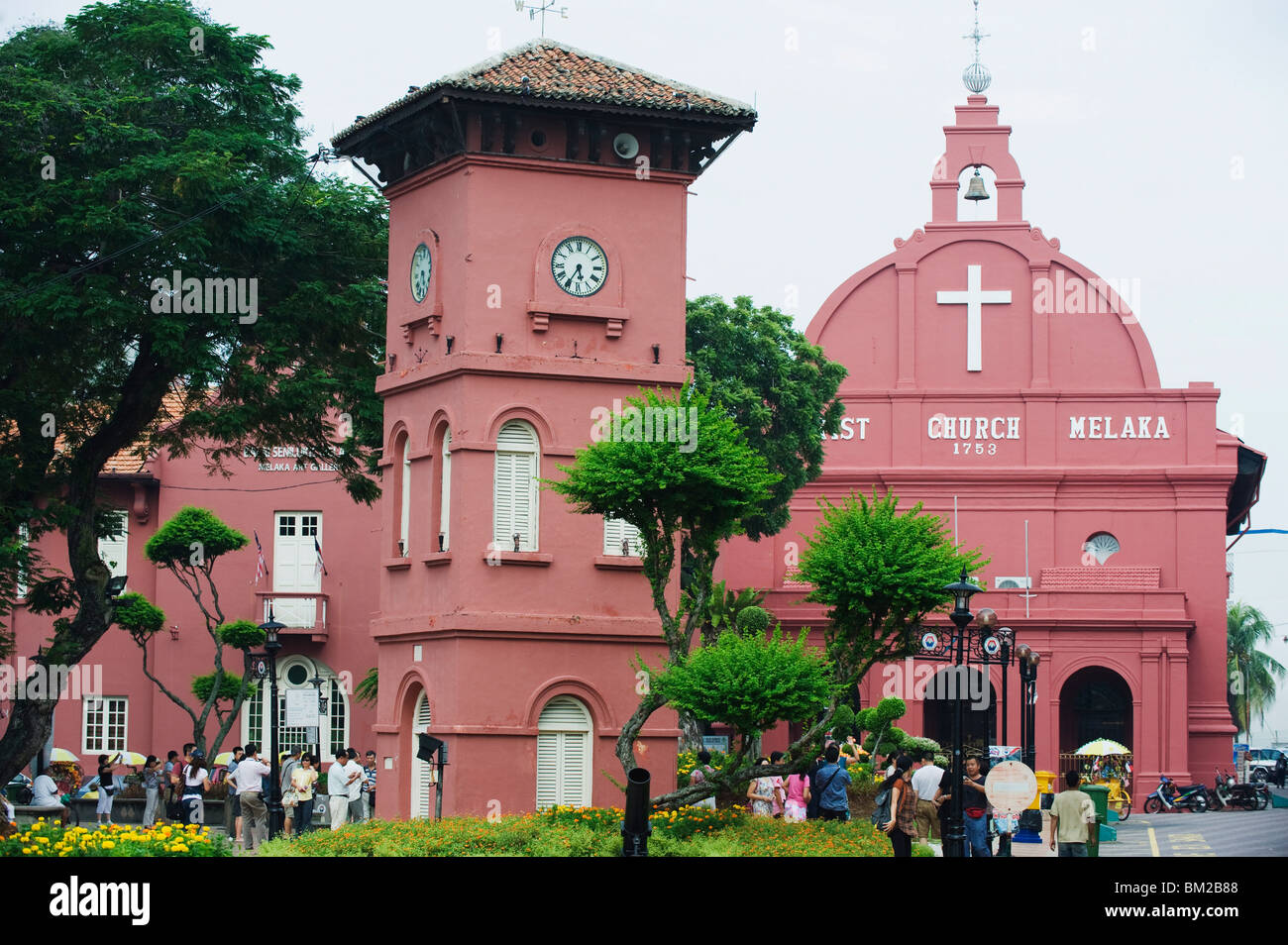 La Chiesa di Cristo, Town Square, Melaka (Malacca), stato di Melaka, Malaysia, sud-est asiatico Foto Stock