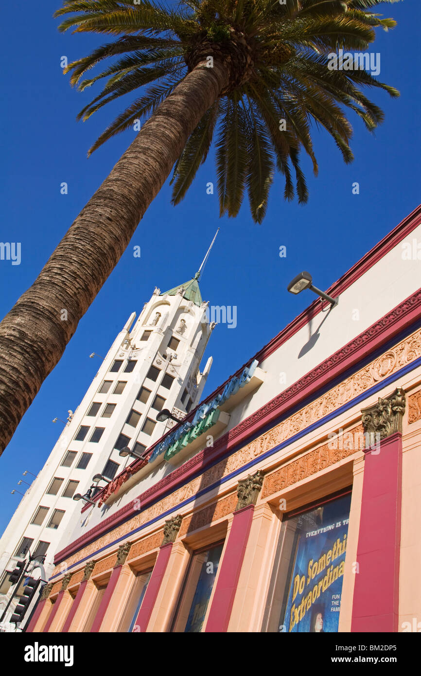 Hollywood primo edificio nazionale, Hollywood Boulevard, Hollywood, California, Stati Uniti d'America Foto Stock