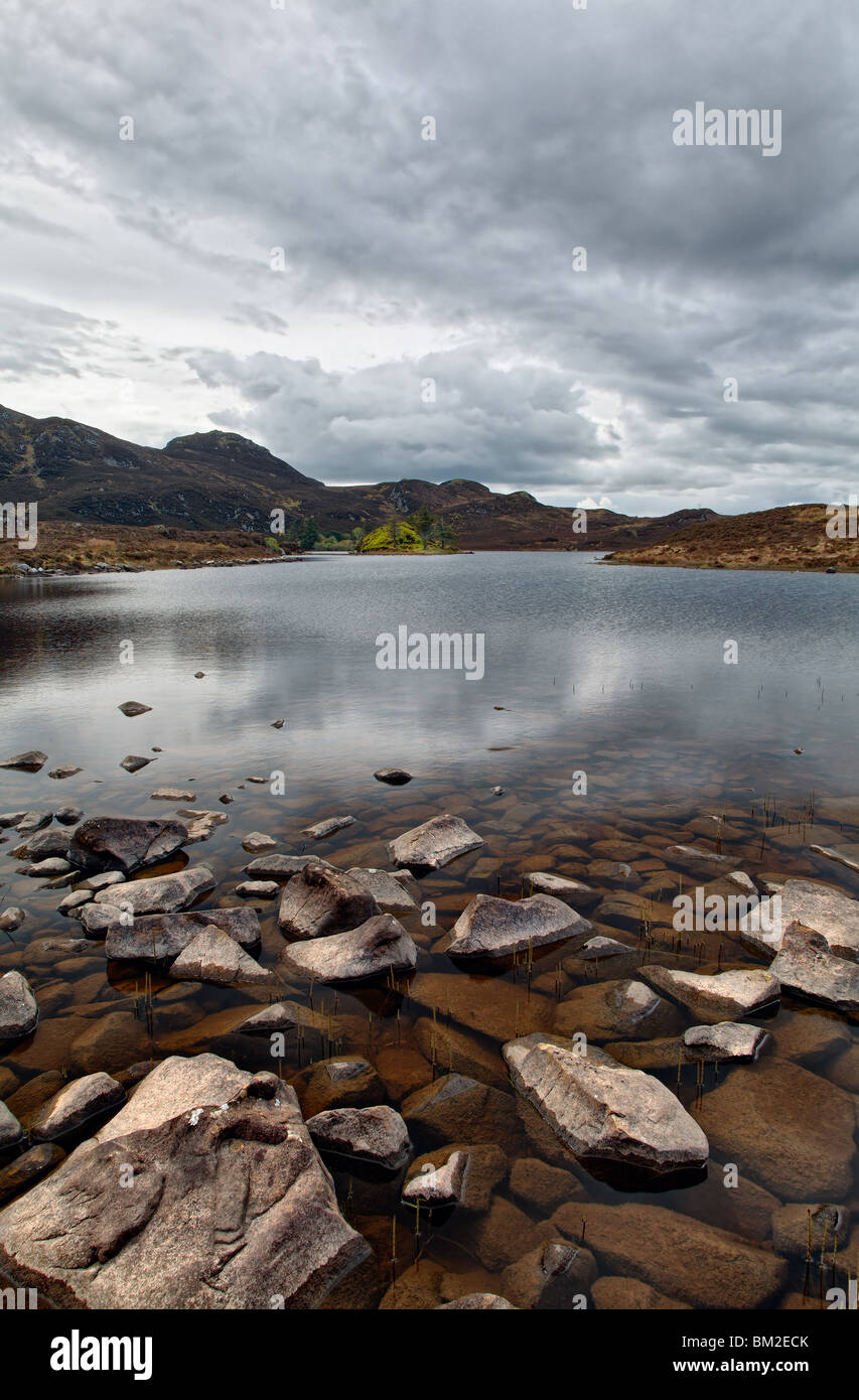 Lago, County Donegal, Irlanda. Foto Stock