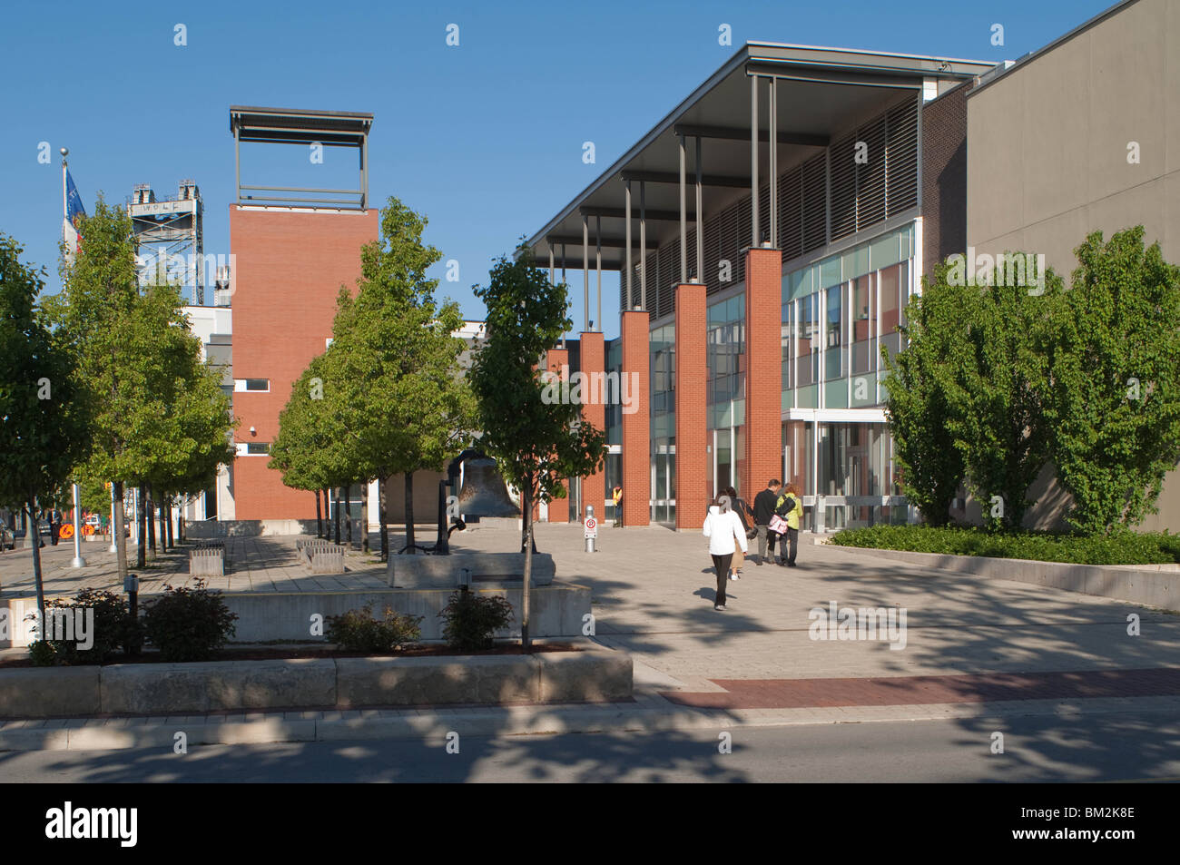 Il municipio o Hotel De Ville nella città di Welland, Ontario, Canada. Foto Stock