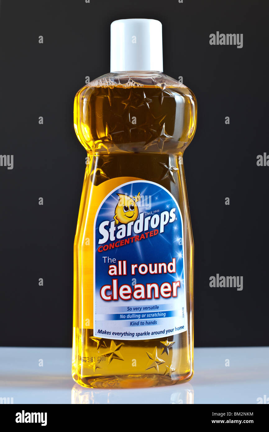 Bottiglia di Stardrops liquido concentrato tutti i round cleaner Foto Stock