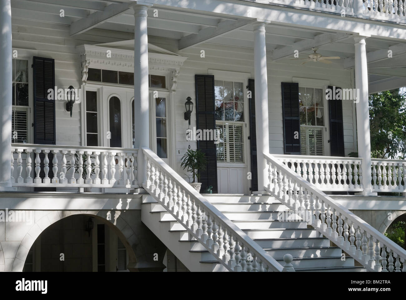 Bellissima casa storica in Beaufort, South Carolina, STATI UNITI D'AMERICA Foto Stock