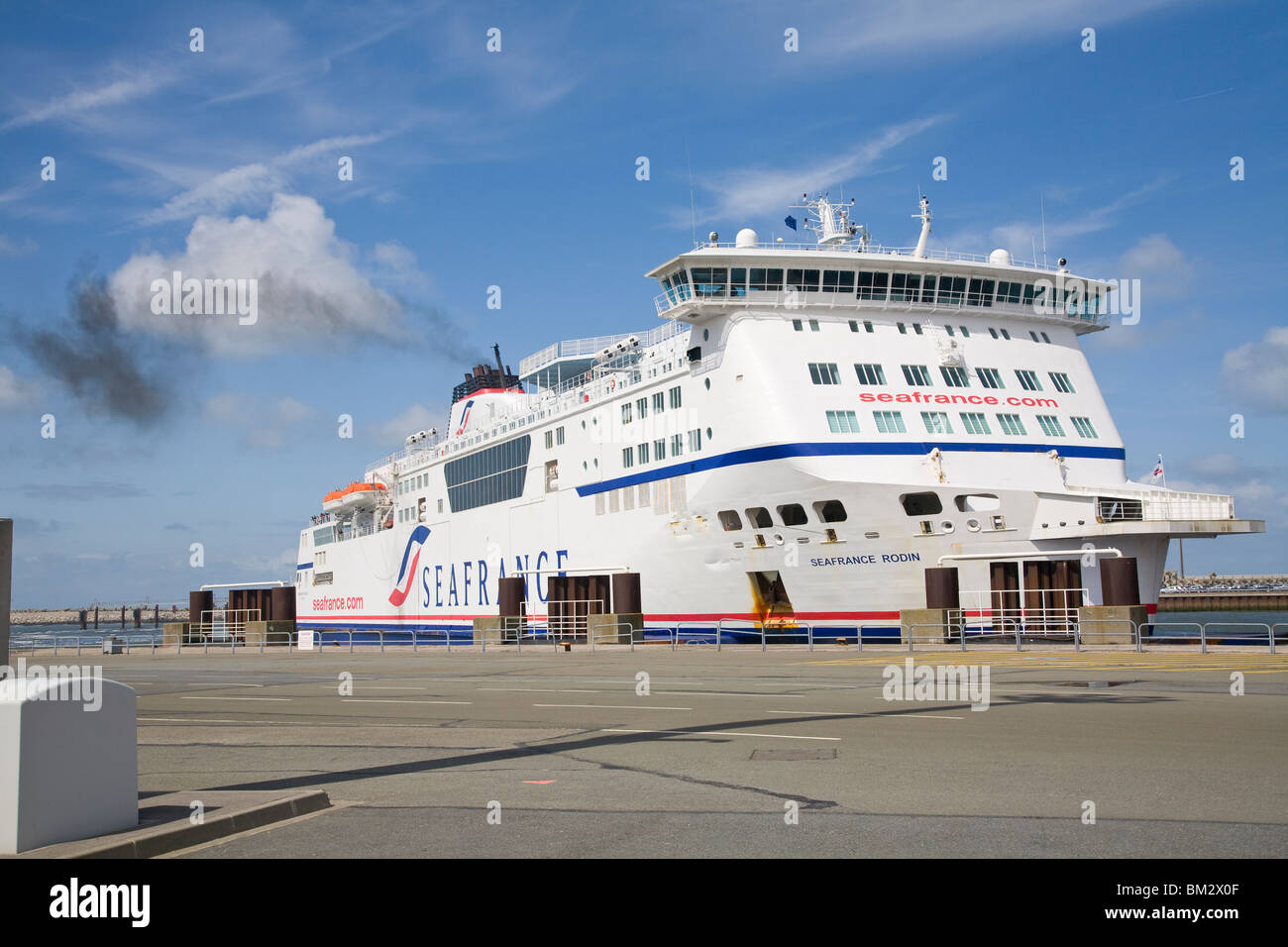 Seafrance traghetto a Calais docks Foto Stock