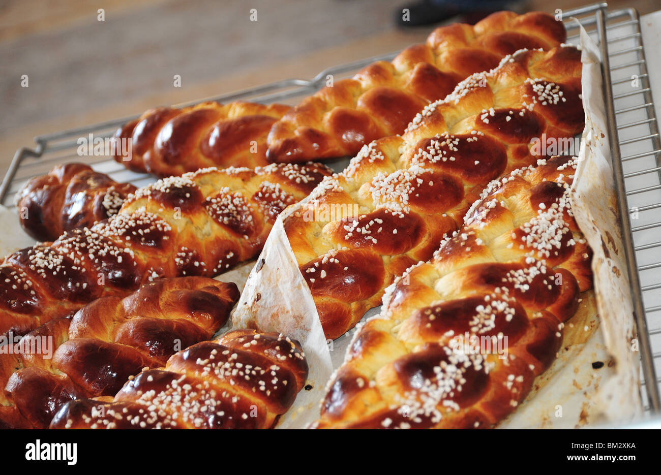 Brioche au sucre, Foto Stock