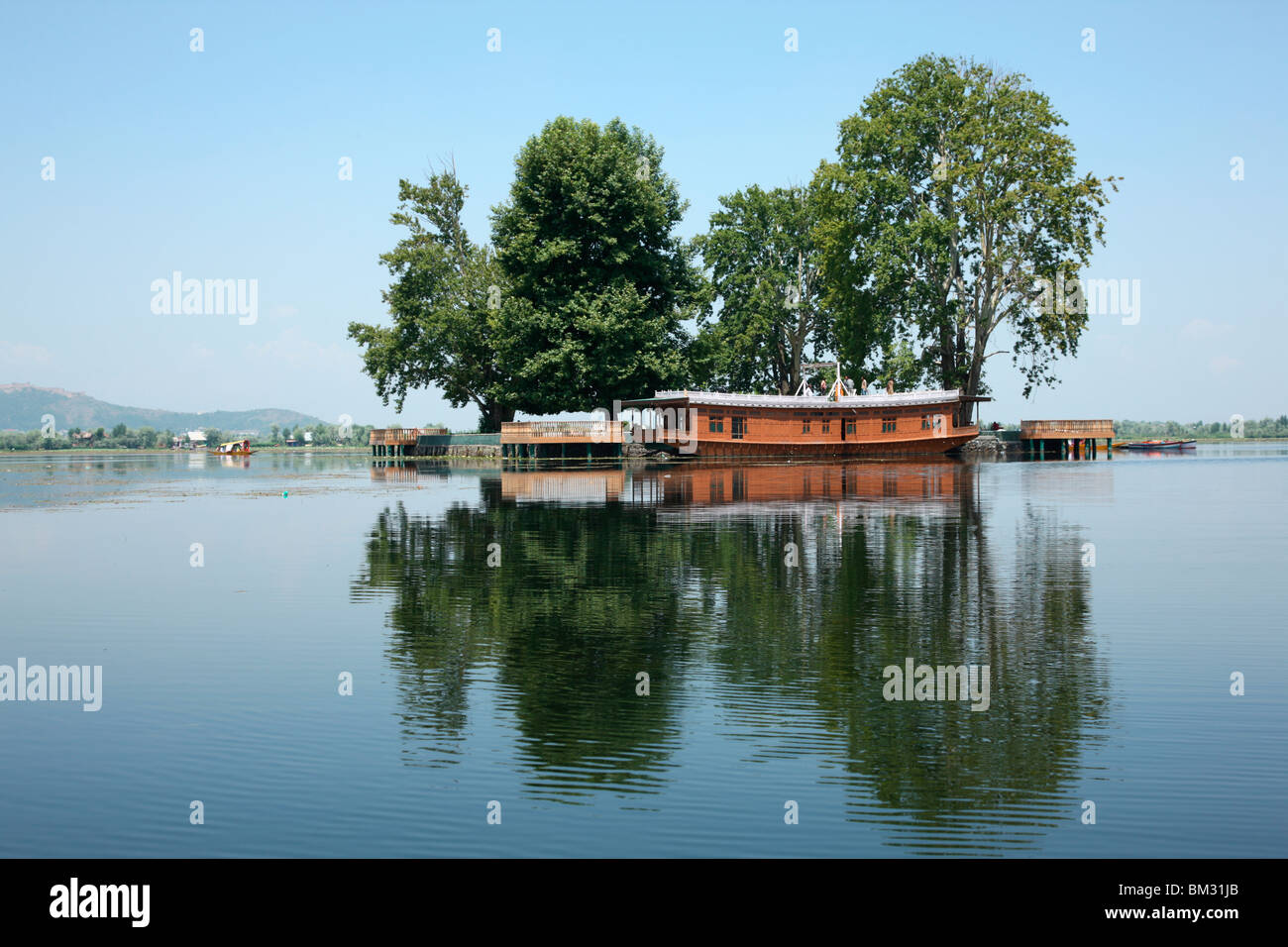 Dal lago-Kashmir,l'india Foto Stock