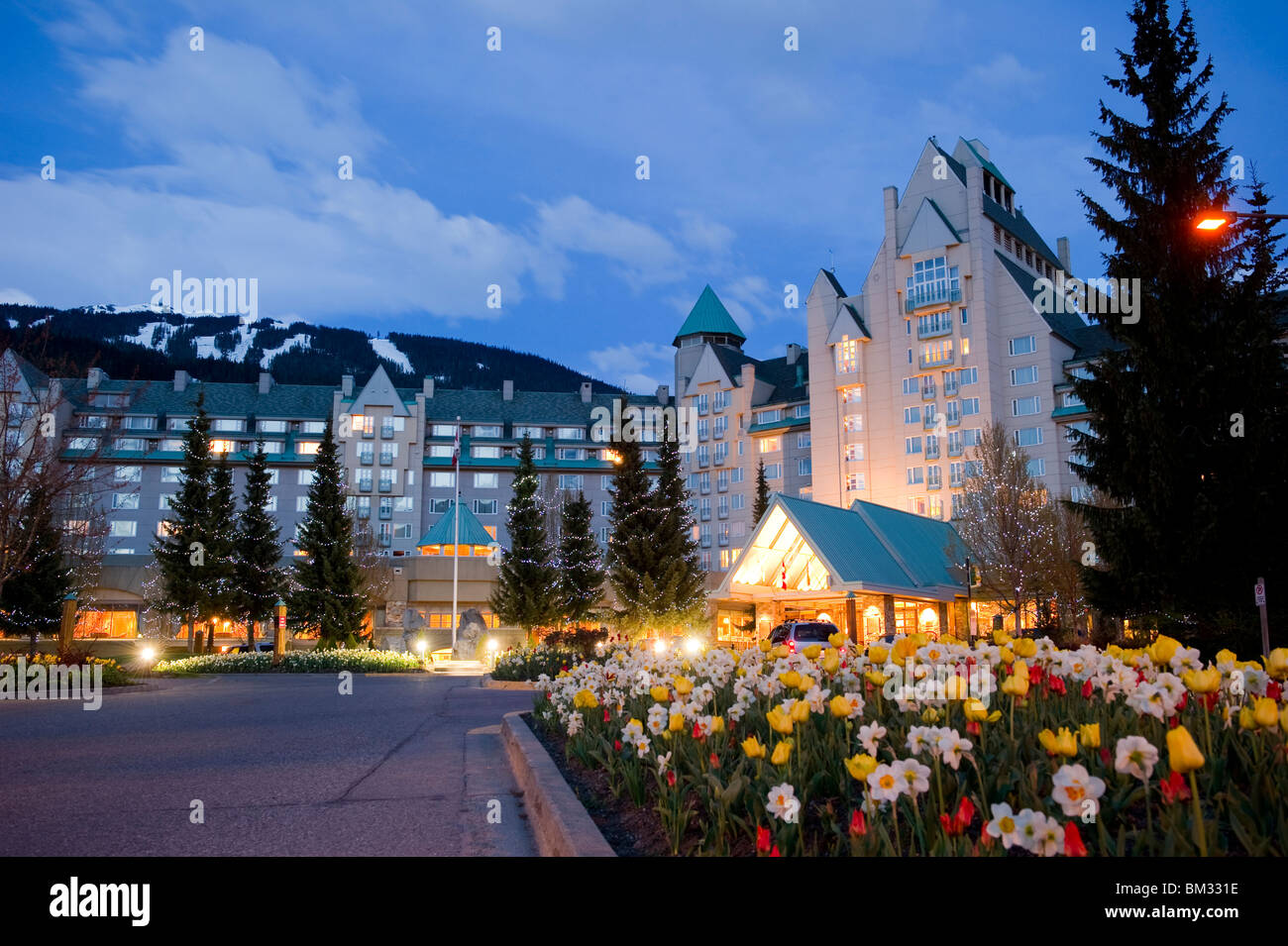 Fairmont Chateau Whistler hotel a Whistler, Canada Foto Stock