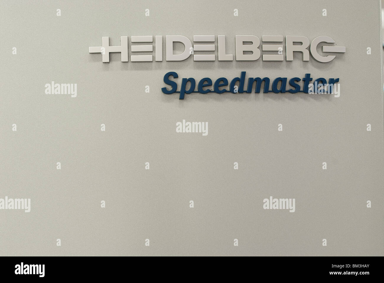 Heidelberg Speedmaster sheetfed stampa offset Foto Stock