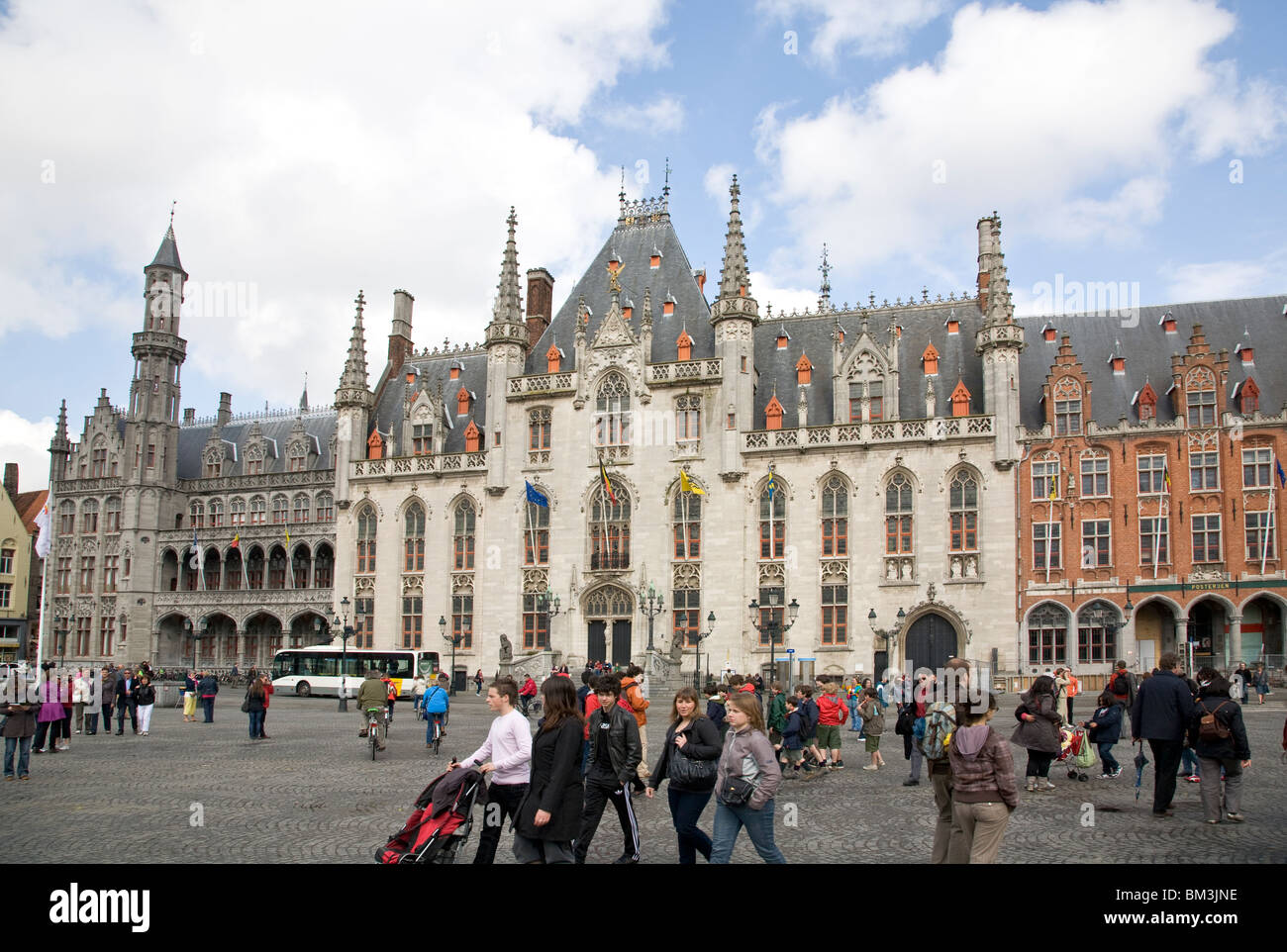 Casa provinciale, Bruges Foto Stock