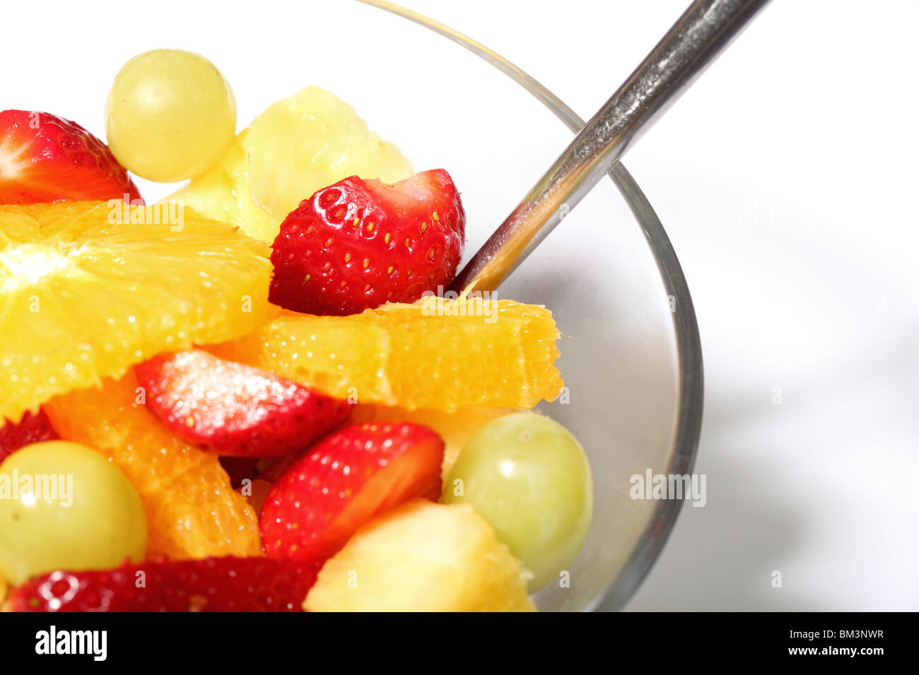 Ciotola di insalata di frutta Foto Stock