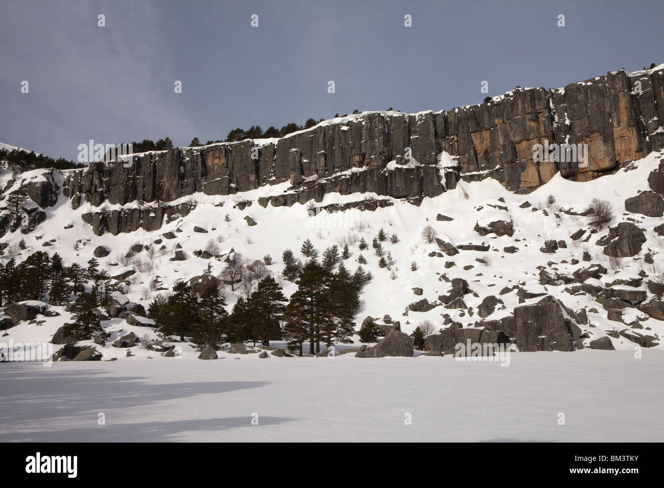 Laguna Nera, parco naturale di Urbion picchi, Soria, Spagna / Laguna Negra, Parque Natural de los Picos de Urbión, Soria, Spagna Foto Stock