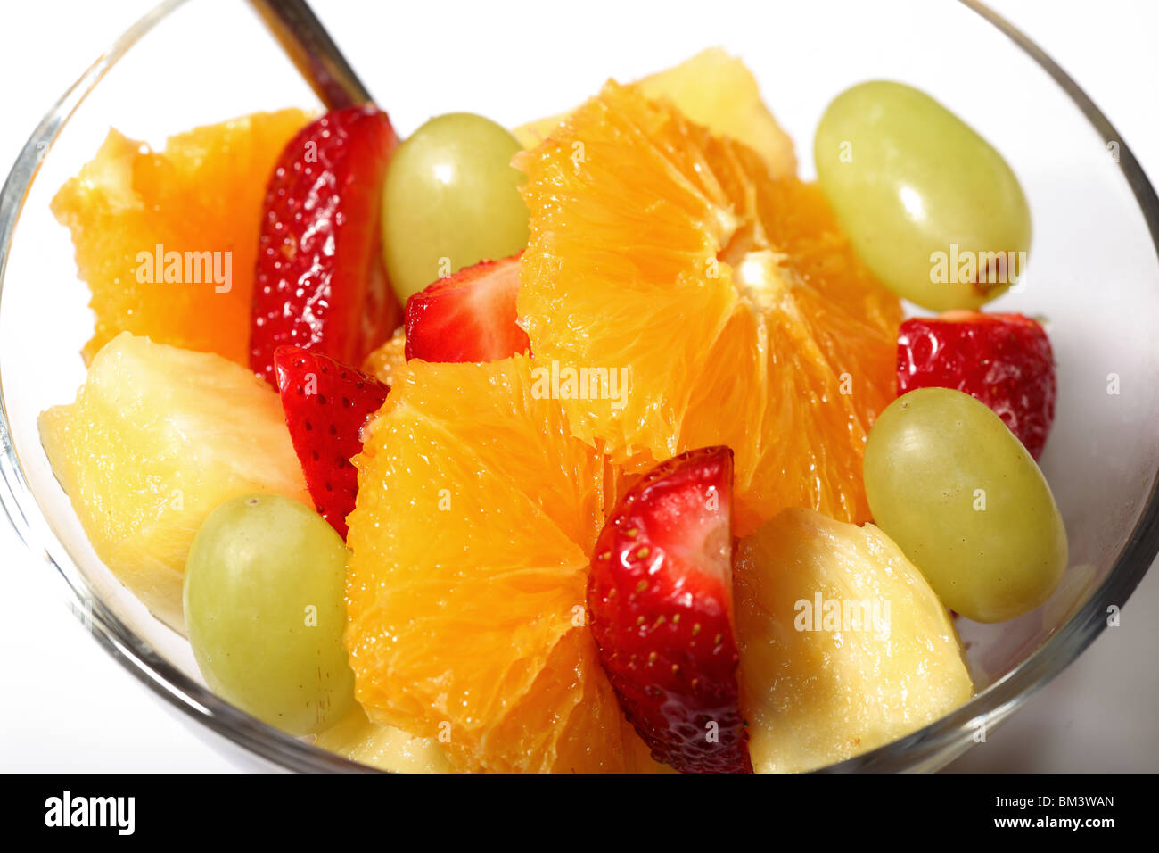 Ciotola di insalata di frutta Foto Stock