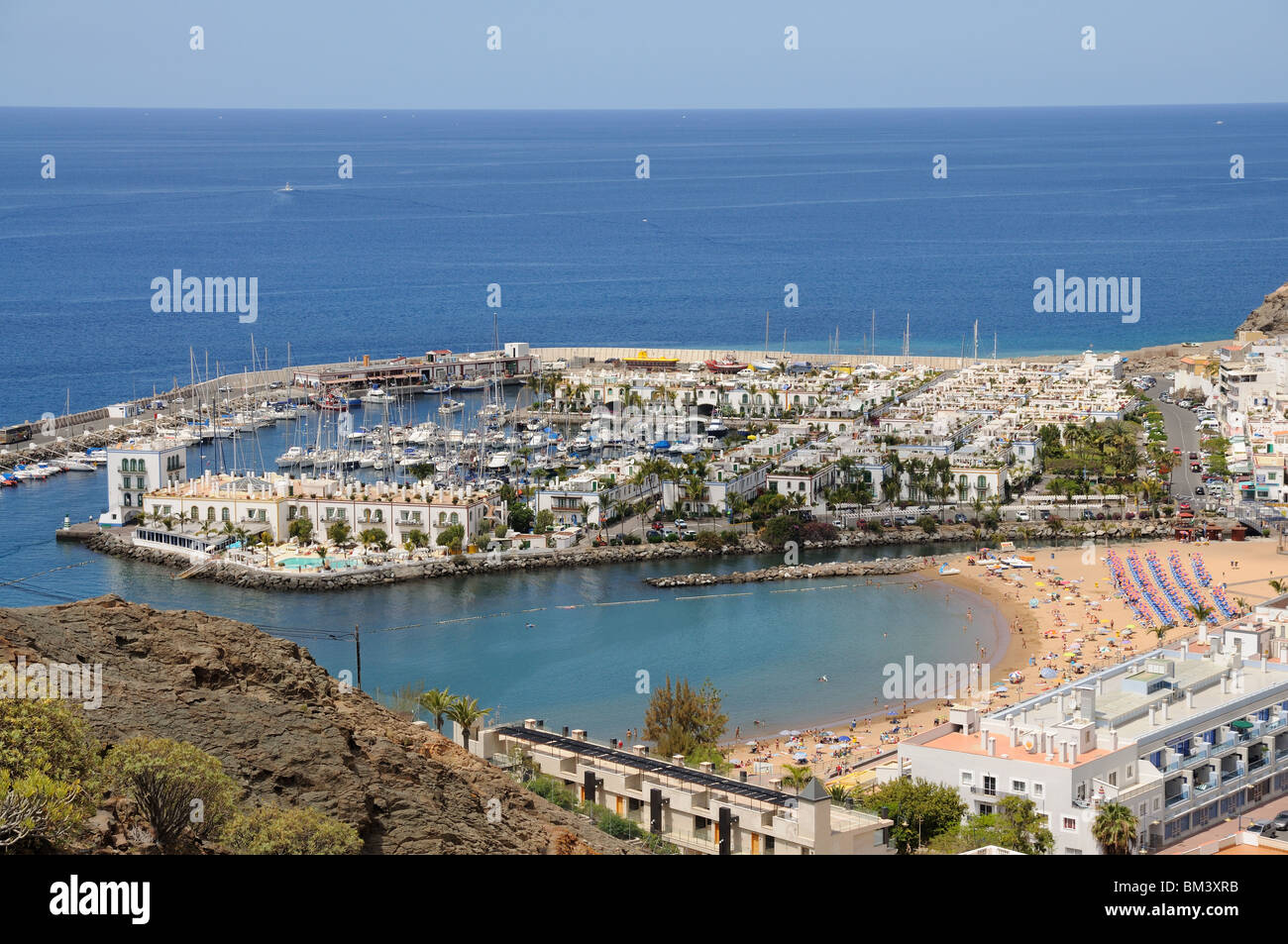 Puerto de Mogan, Grand Isola Canarie Spagna Foto Stock