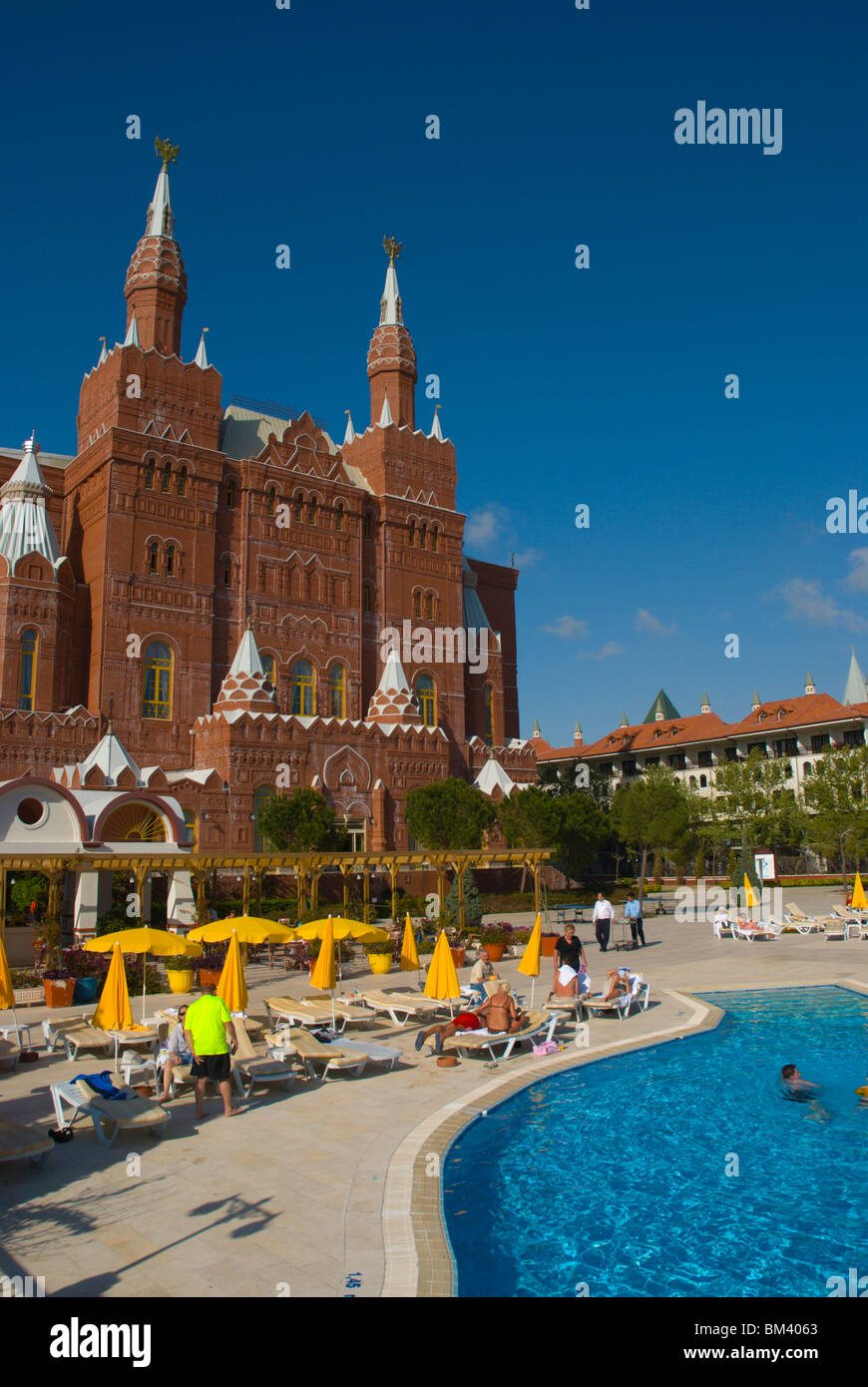 Kremlin Palace hotel complex Lara vicino a Antalya costa Mediterranea Anatolia regionTurkey Asia Foto Stock