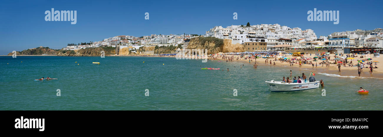 L' Algarve, Vista panoramica di Albufeira Foto Stock