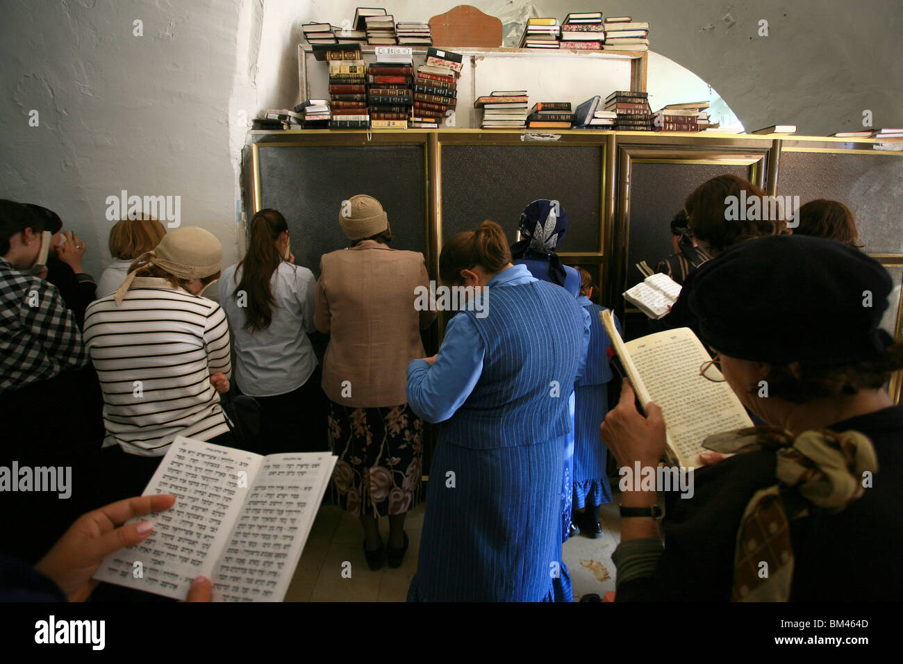Israele, il Monte Meron, il Hillula (un giorno di celebrazione per il Rabbino Simeon bar Yohai a Lag Baomer Foto Stock