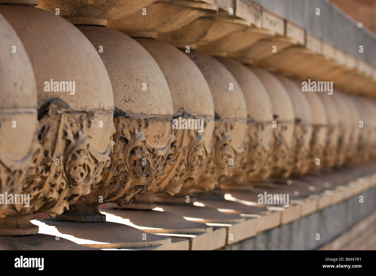 Dettaglio di Nathan G. Moore House di Frank Lloyd Wright Foto Stock