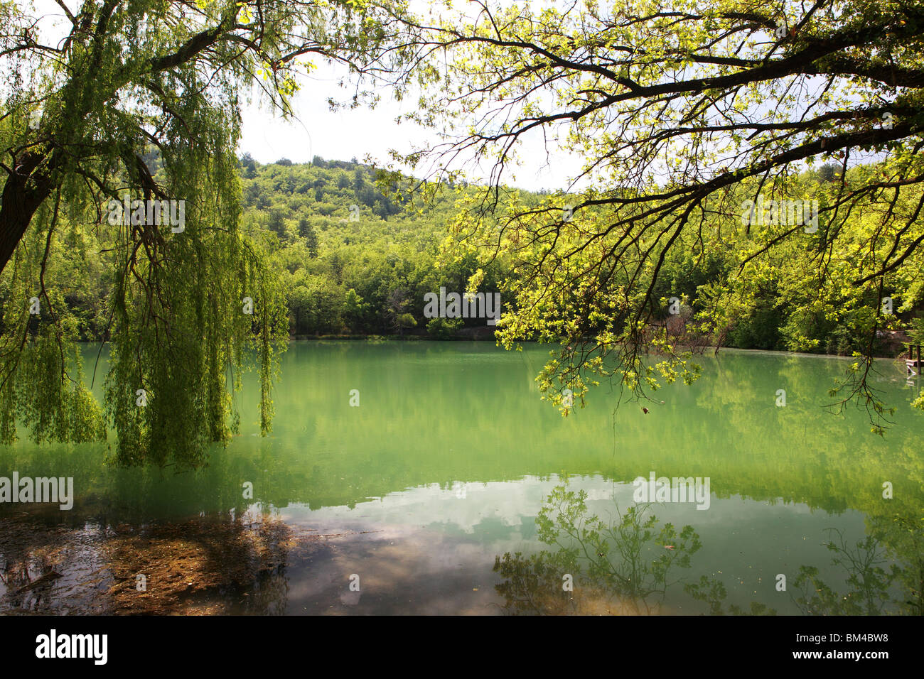 Lago Sinizzo a San Demetrio ne Vestini (AQ) Foto Stock