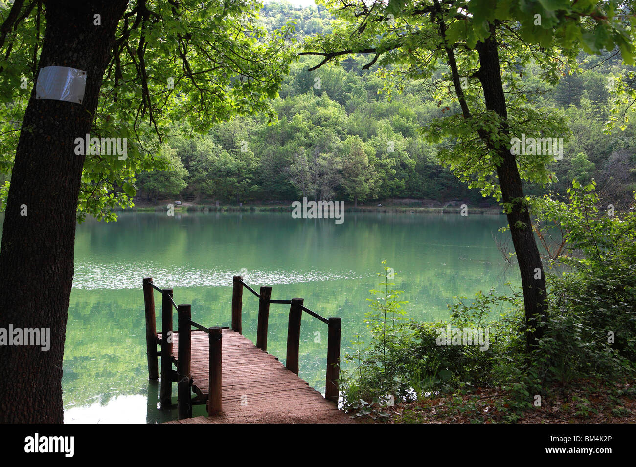 Lago Sinizzo a San Demetrio ne Vestini (AQ) Foto Stock