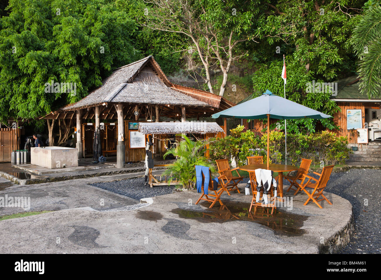 Lembeh strait Resort, Nord Sulawesi, Indonesia Foto Stock