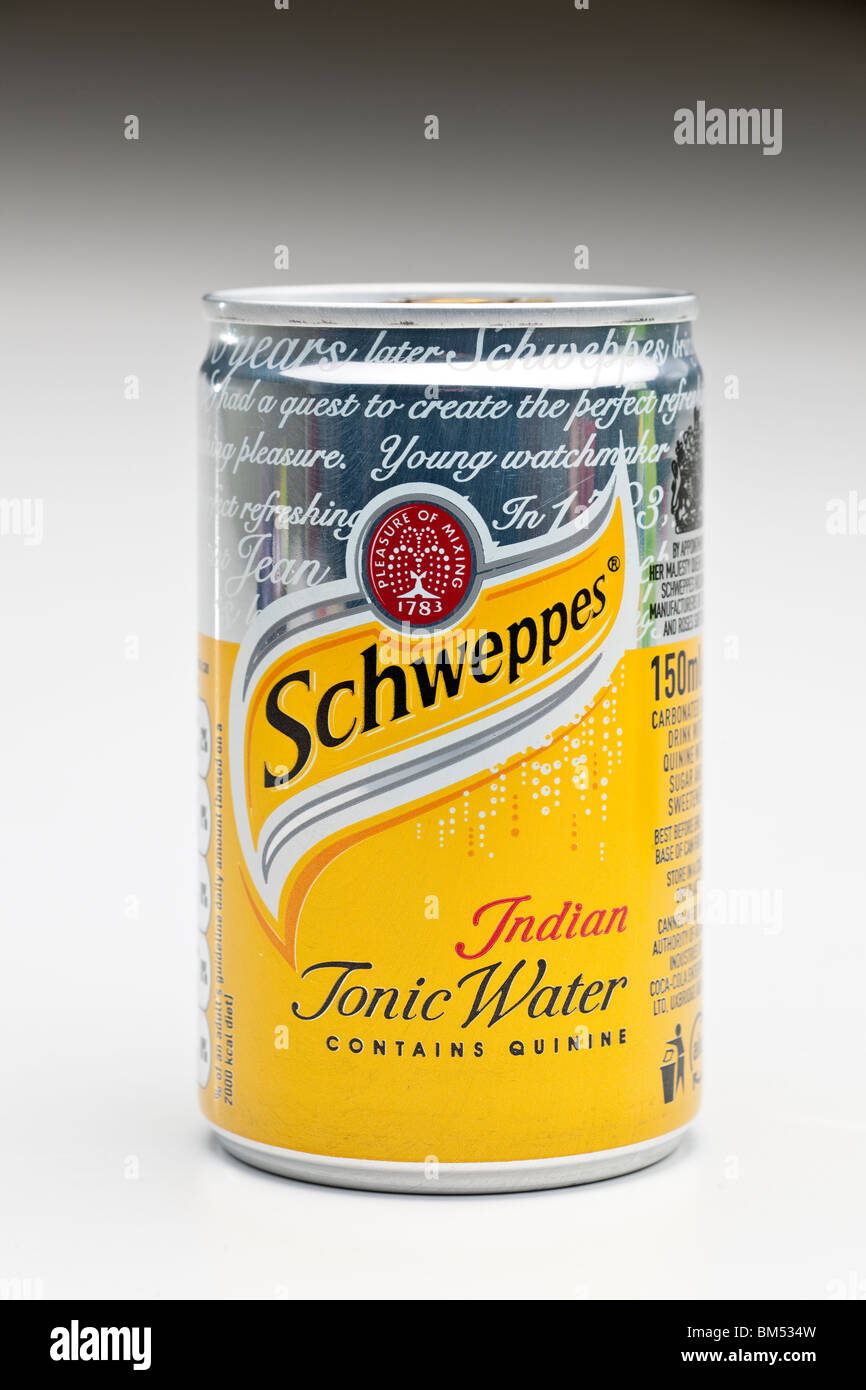 Piccolo 150ml di Schweppes Indian tonic acqua Foto Stock