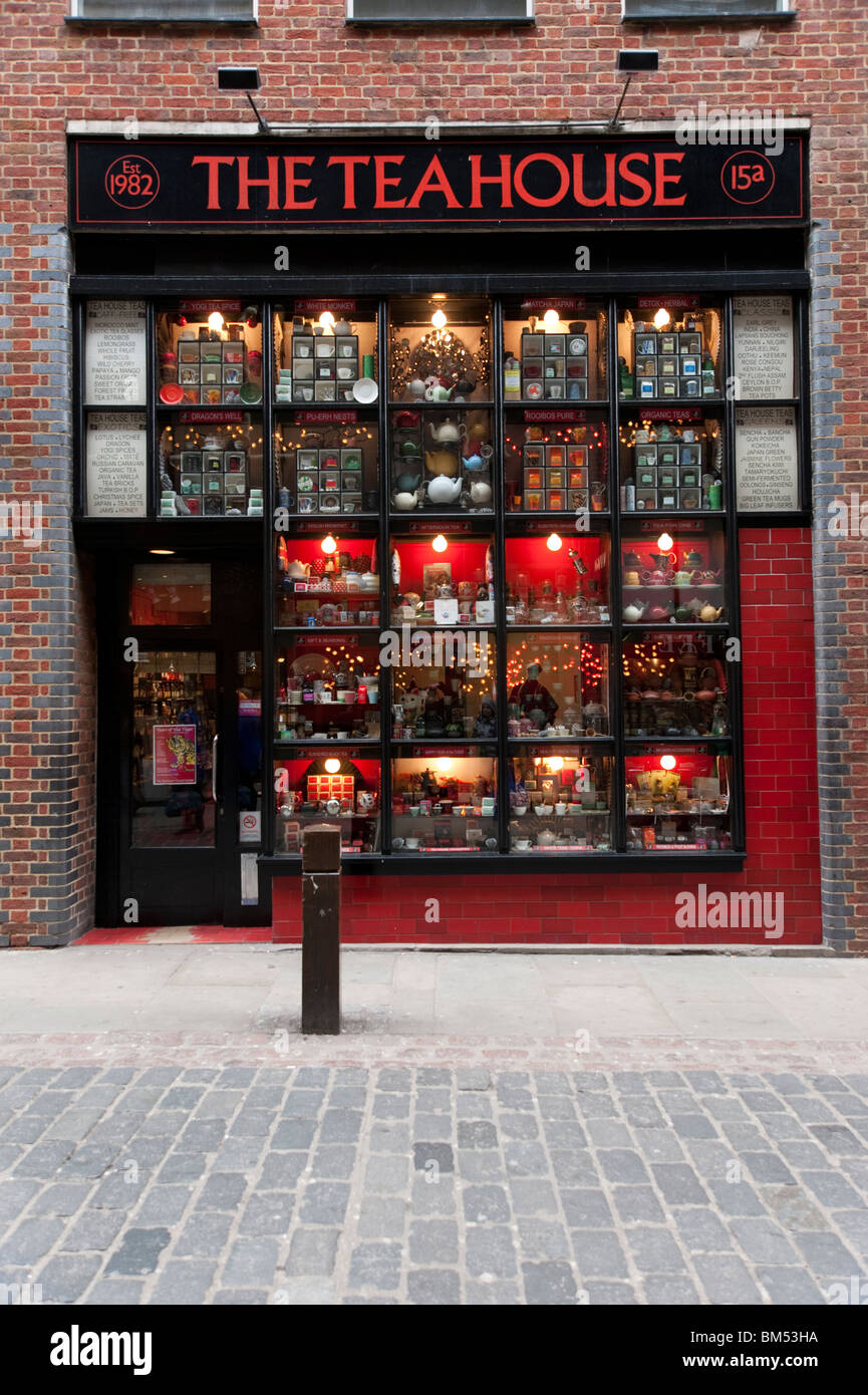 La Casa del tè in Neal Street, Covent Garden, Londra, Inghilterra, Regno Unito Foto Stock