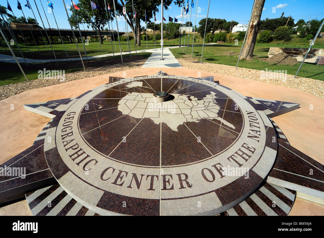 Belle Fourche, South Dakota, SD, geografica geografica centro della nazione. Stati Uniti d'America U.S.A. Siamo stati uniti d'America. Foto Stock