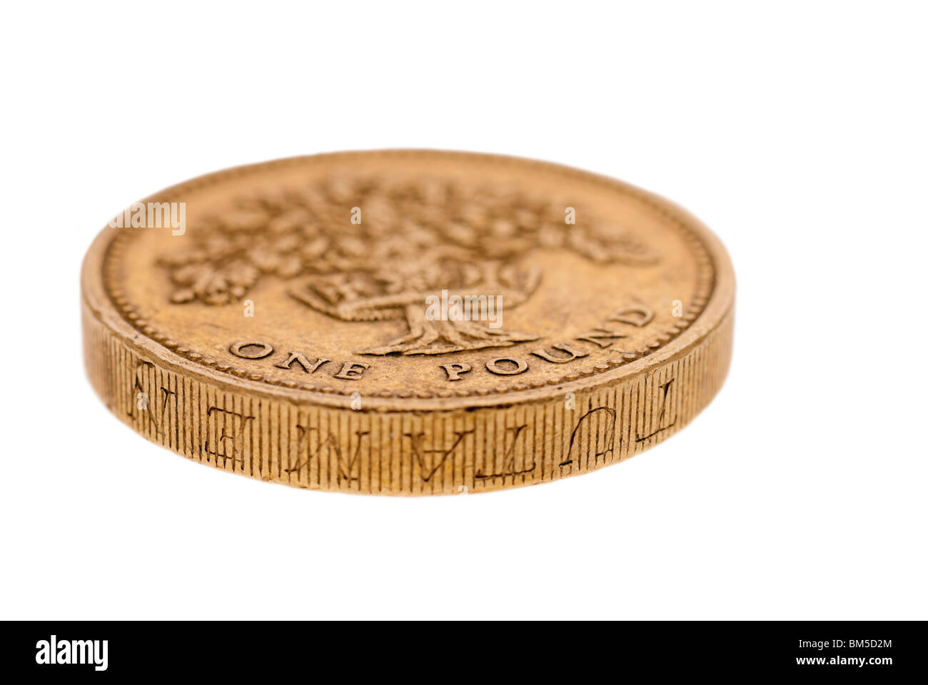 Una moneta di libbra Foto Stock
