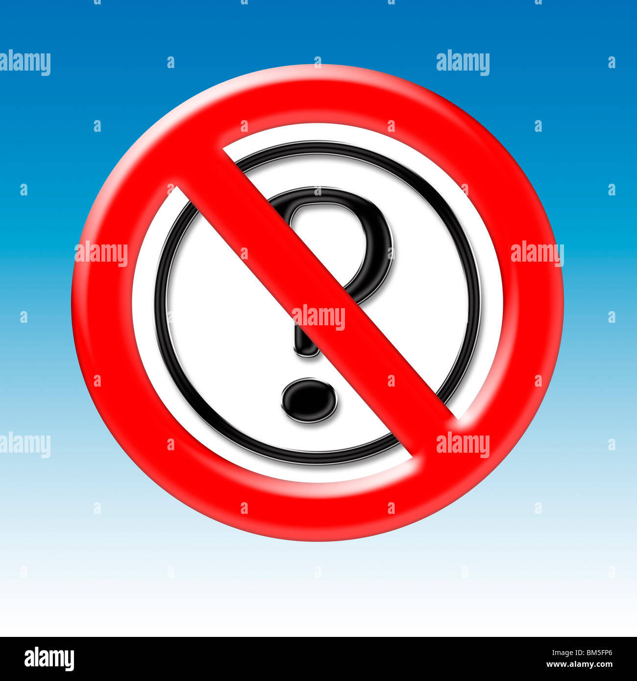 Cartello stradale concetto che illustra il controllo del pensiero e la soppressione della libertà di parola Foto Stock