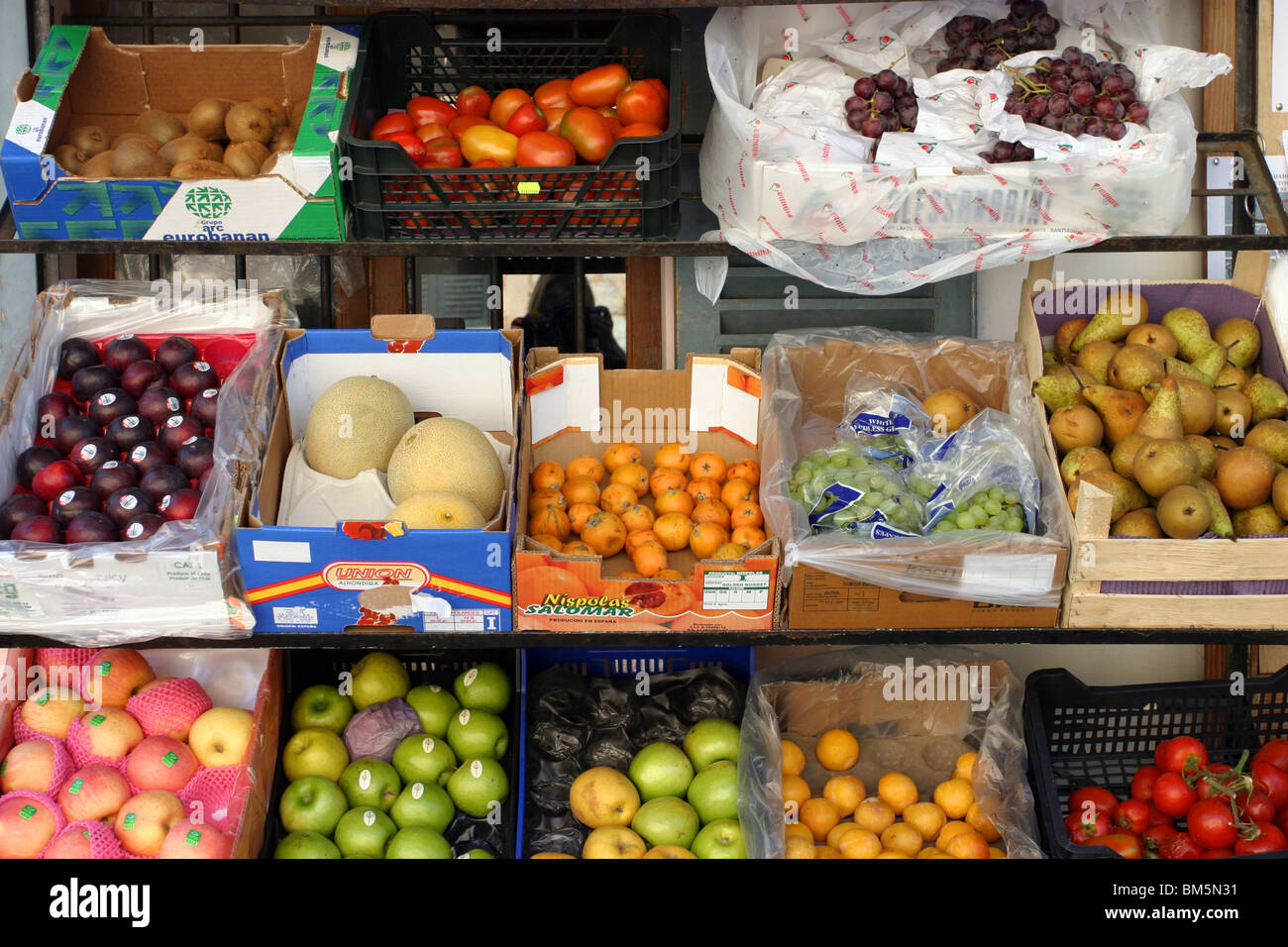 Supermercato, Deia, Mallorca, Spagna Foto Stock