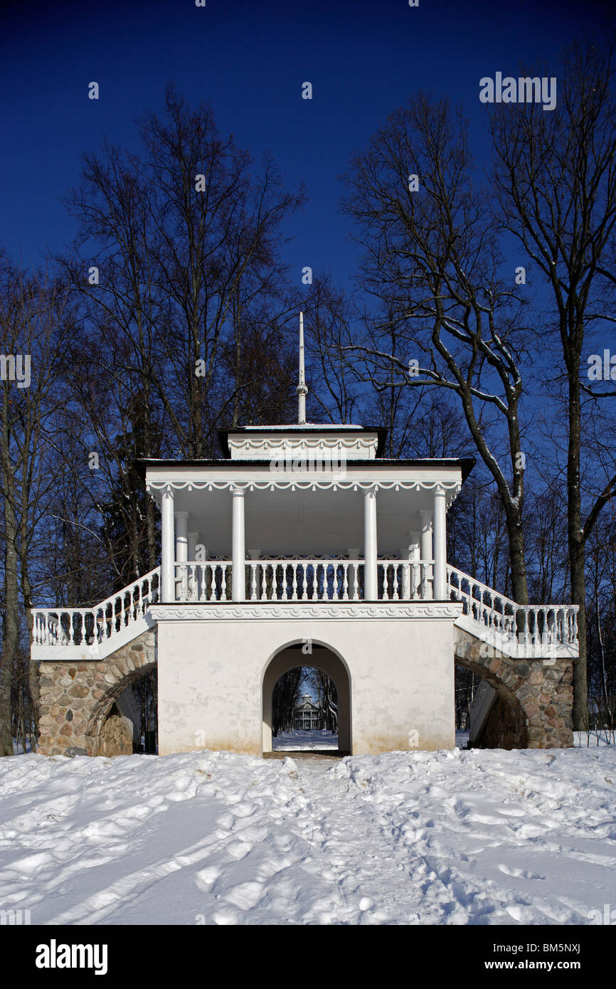 La Russia,Pskov Regione,Pushkinskie Gory,Pietrovskoye,Dominio di Alexander Pushkin famiglia Foto Stock