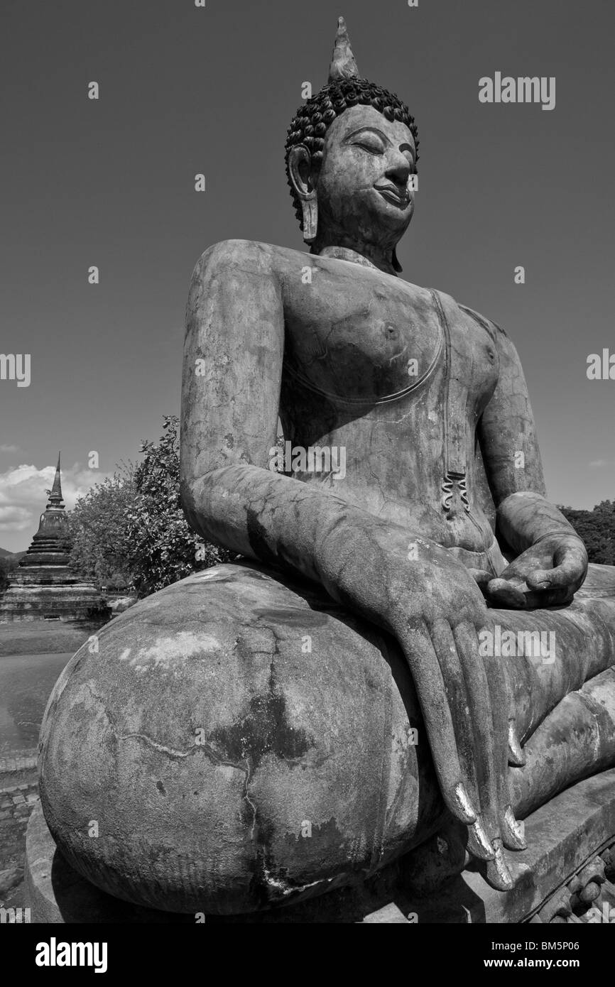 Wat Mahathat , Sukhothai , della Thailandia Foto Stock