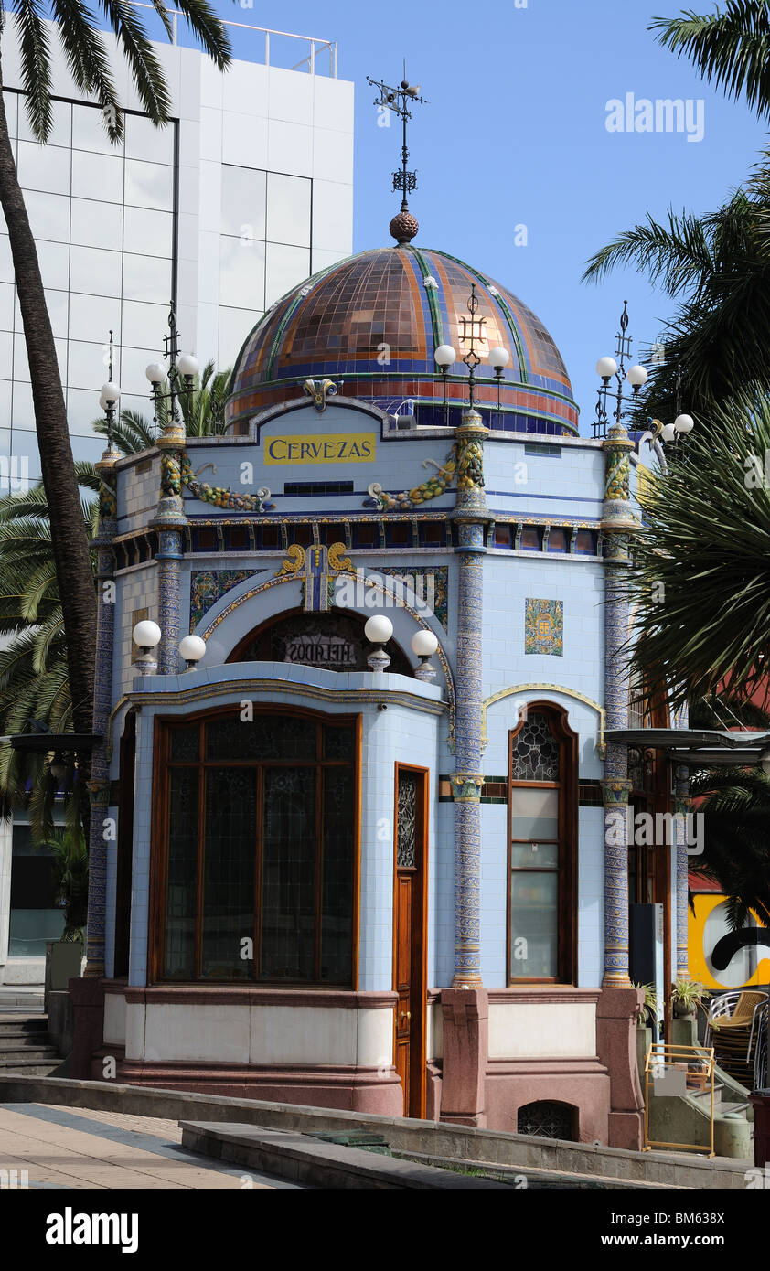 Cafe in San Telmo Park, Las Palmas de Gran Canaria Spagna Foto Stock Cafe in San Telmo Park, Las Palmas de Gran Canaria Spagna Foto Stock