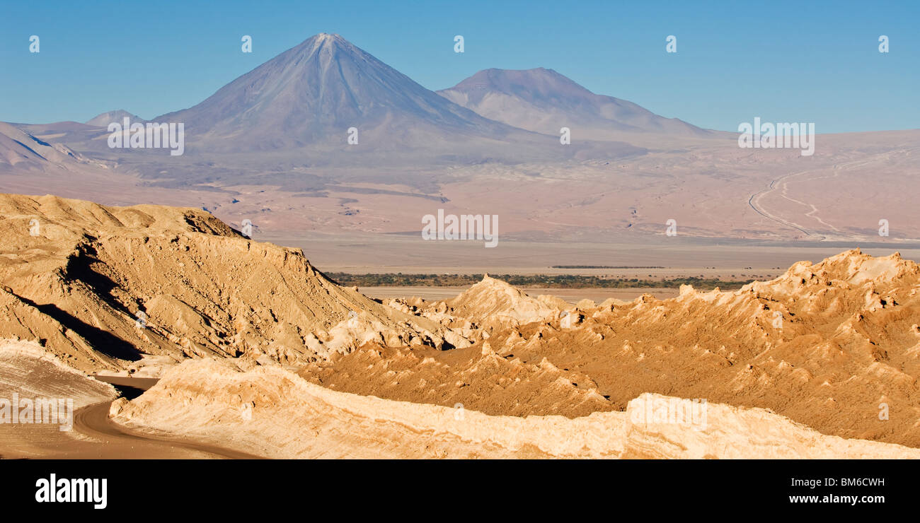 Valle de la Luna, Moon Valley, il Deserto di Atacama, Cile Foto Stock