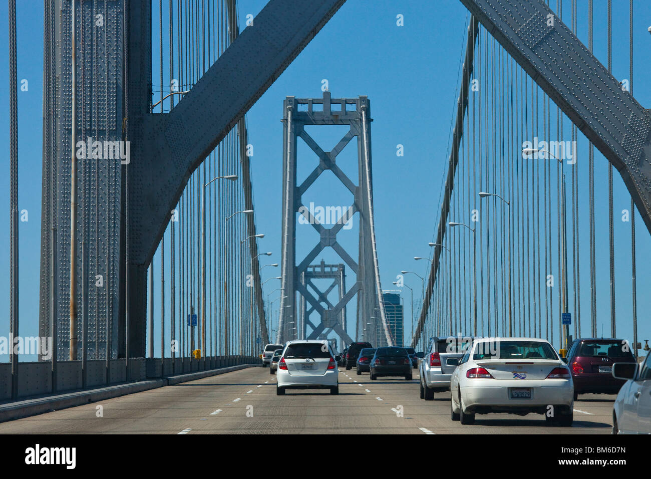 Il Ponte della Baia di San Francisco, CA Foto Stock