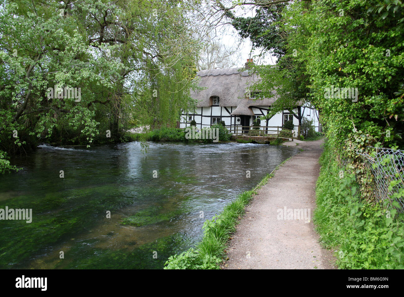 La Gualchiera o mulino Fullertons , Alresford, Hampshire, Inghilterra, Regno Unito. Foto Stock