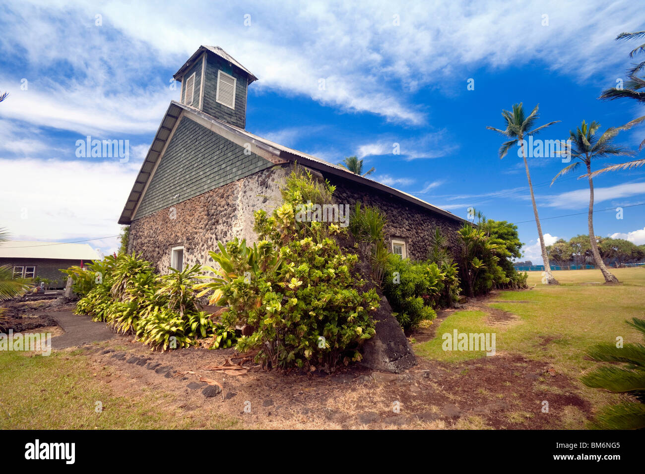"Ihi'ihi o lehowa o na Kaua chiesa in Keanae,Maui. Foto Stock