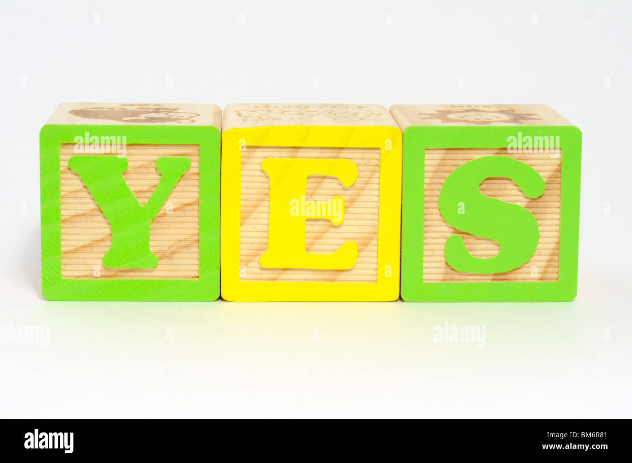 Blocchetti della lettera Foto Stock